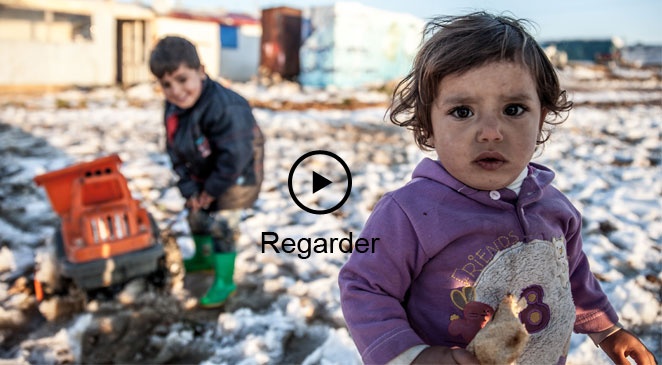 Des enfants syriens en plein coeur de l'hiver !